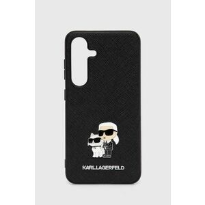 Karl Lagerfeld Husă pentru telefon Galaxy S24 culoarea negru, KLHCS24SPSAKCMPK imagine