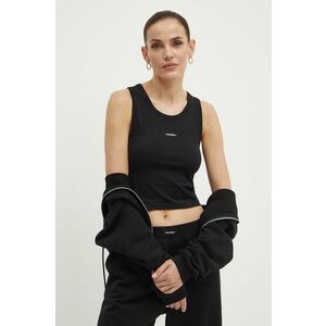 Karl Lagerfeld top femei, culoarea negru, 245W2114 imagine