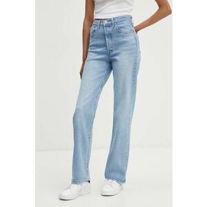 Levi's jeansi RIBCAGE FULL LENGTH femei high waist, 79078 imagine