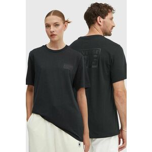 Converse tricou din bumbac culoarea negru, cu imprimeu, 10021134-A28 imagine