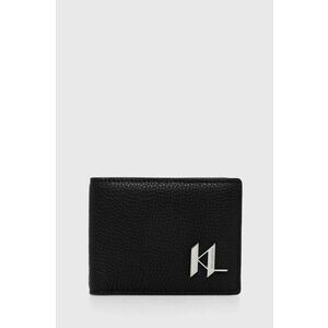 Karl Lagerfeld portofel de piele barbati, culoarea negru, 245M3208 imagine