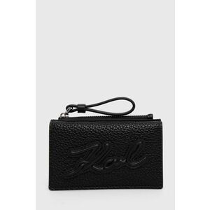 Karl Lagerfeld portofel femei, culoarea negru, 245W3237 imagine