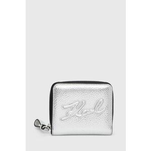 Karl Lagerfeld portofel femei, culoarea argintiu, 245W3235 imagine