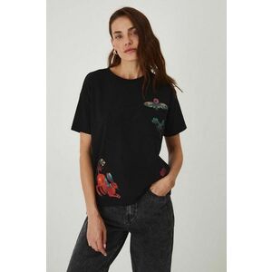 Medicine tricou femei, culoarea negru imagine