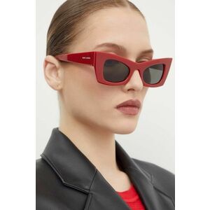 Saint Laurent ochelari de soare femei, culoarea rosu, SL 702 imagine