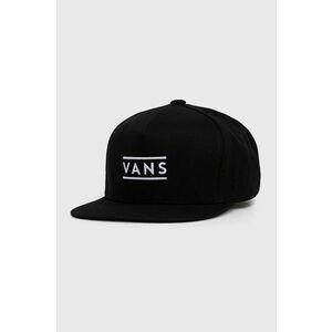 Vans șapcă de baseball din bumbac culoarea negru, cu imprimeu, VN000HSFBLK1 imagine