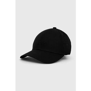 BOSS șapcă de baseball din bumbac culoarea negru, cu imprimeu, 50519889 imagine