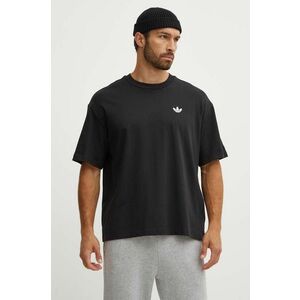 adidas Originals tricou barbati, culoarea negru, neted, IY7381 imagine