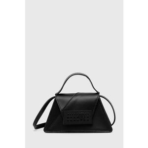 MM6 Maison Margiela poșetă de piele Mini Bag culoarea negru, SB6ZI0009 imagine
