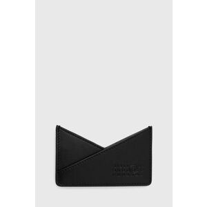 MM6 Maison Margiela carcasa din piele Japanese 6 slg culoarea negru, SA6UI0014 imagine