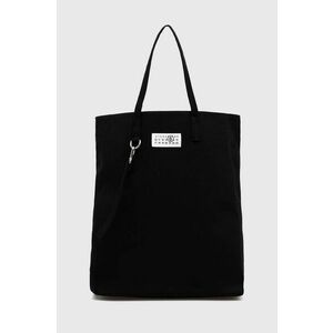MM6 Maison Margiela geanta Canvas Tote Bag culoarea negru, SB5WC0011 imagine