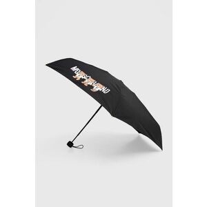 Moschino umbrela culoarea negru, 8425 imagine