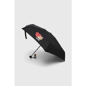Moschino umbrela culoarea negru, 8188 imagine