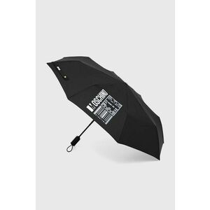 Moschino umbrela culoarea negru, 8941 imagine
