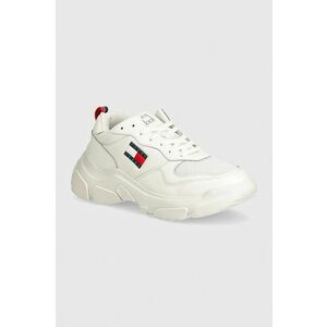 Tommy Jeans sneakers TJW LIGHTWEIGHT HYBRID RUNNER culoarea alb, EN0EN02580 imagine