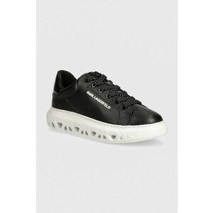 Karl Lagerfeld sneakers din piele KAPRI KITE culoarea negru, KL64519 imagine