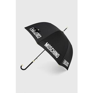 Moschino umbrela culoarea negru, 8982 imagine