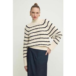 BOSS pulover din amestec de lana femei, călduros, cu turtleneck, 50518369 imagine