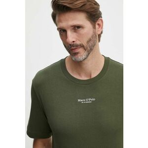 Marc O'Polo tricou din bumbac barbati, culoarea verde, cu imprimeu, 426201251382 imagine