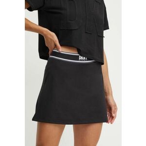 Dkny fusta culoarea negru, mini, drept, DP4S5180 imagine