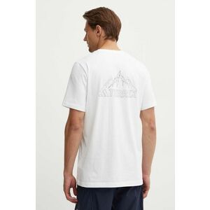 adidas TERREX tricou barbati, culoarea alb, neted, IZ0465 imagine