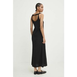 Answear Lab rochie culoarea negru, maxi, evazati imagine