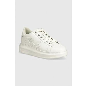 Karl Lagerfeld sneakers din piele KAPRI culoarea alb, KL62511A imagine