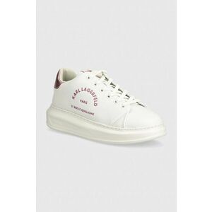 Karl Lagerfeld sneakers din piele KAPRI culoarea alb, KL62539F imagine