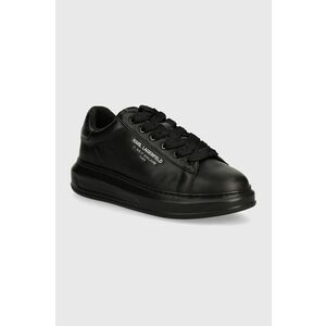 Karl Lagerfeld sneakers din piele KAPRI MENS culoarea negru, KL52584 imagine