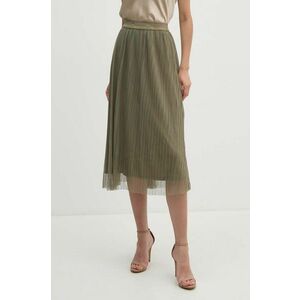 Dkny fusta culoarea verde, midi, evazati, P4DGSM37 imagine