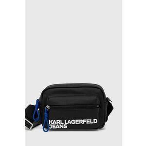 Karl Lagerfeld Jeans borseta culoarea negru, 245D3028 imagine