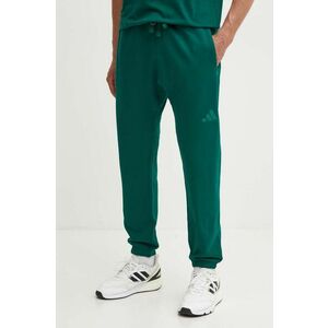 adidas pantaloni de trening All SZN culoarea verde, neted, IY6567 imagine