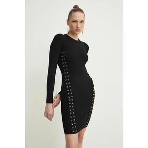 MICHAEL Michael Kors rochie culoarea negru, mini, mulata, MT482FQ5ZV imagine