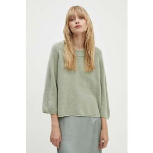 Day Birger et Mikkelsen pulover de lana Cammie - Soft Lamb femei, culoarea verde, DAY65243324 imagine