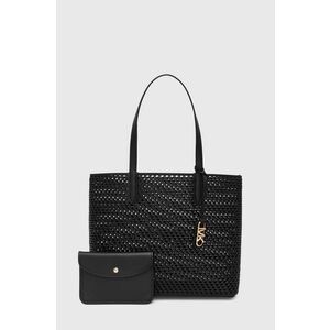 MICHAEL Michael Kors poseta de piele culoarea negru, 30T4GZAT4L imagine