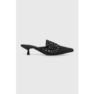 Answear Lab papuci femei, culoarea negru, toc mic imagine