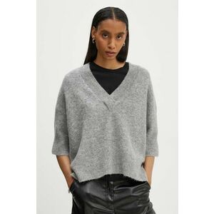 Day Birger et Mikkelsen pulover de lana Selda - Cozy Days RD femei, culoarea gri, DAY65243298 imagine