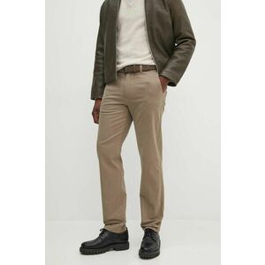 Gant pantaloni barbati, culoarea maro, drept, 1505231 imagine