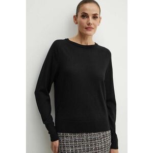 Max Mara Leisure pulover de lana femei, culoarea negru, light, 2426366088600 imagine