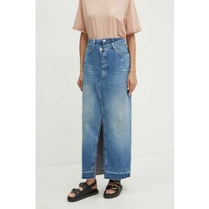 Boss Orange fusta jeans maxi, drept, 50518230 imagine