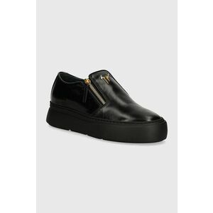 Giuseppe Zanotti pantofi de piele Alec barbati, culoarea negru, EU40010.013 imagine
