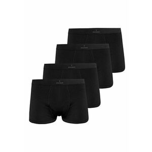Set de boxeri uni din amestec de bumbac - 4 perechi imagine