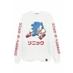 Bluza de bumbac organic cu model Sega Arcade Text Oversized 5421 imagine