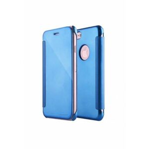 Husa de protectie Mirror PU leather pentru Apple iPhone 8 / iPhone 7 - Dark Blue imagine