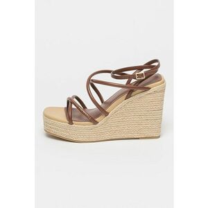 Sandale-espadrile cu talpa wedge imagine