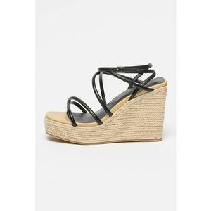 Sandale-espadrile cu talpa wedge imagine