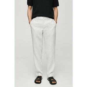 Pantaloni slim fit de in Oyster imagine