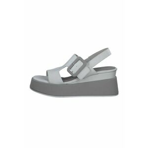 Sandale din piele ecologica cu talpa wedge imagine