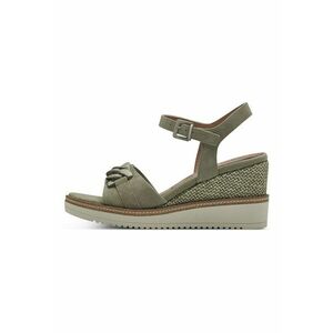 Sandale wedge din piele intoarsa imagine