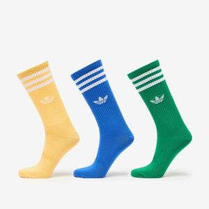 adidas High Solid Crew Sock 3-Pack Blue/ Green/ Spark imagine